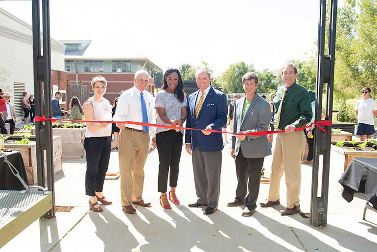 MSU Community Garden ribbon cutting kicks off Green Week