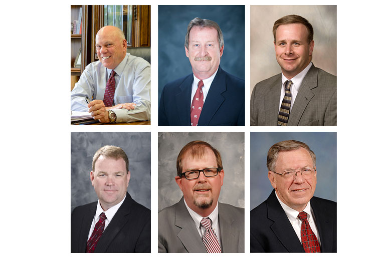 six administrator portraits