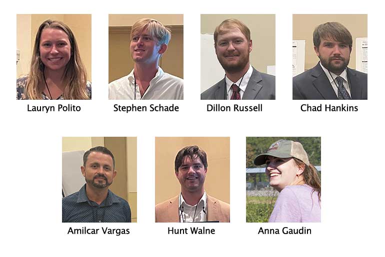 Student winners at the Mississippi Academy of Sciences