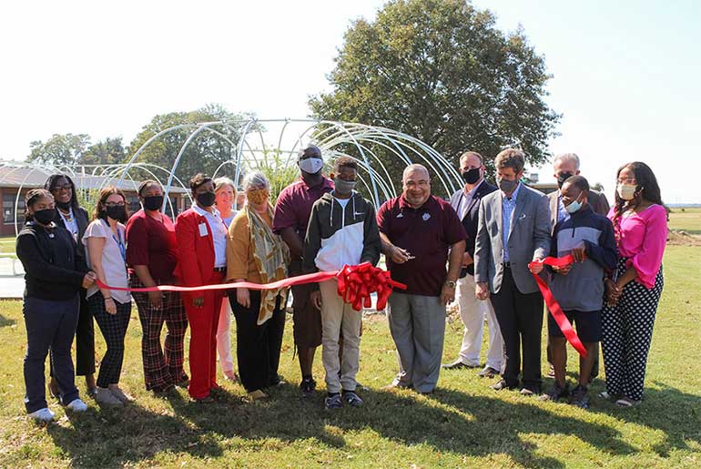 As learning gardens bloom, ribbon-cutting ceremonies celebrate community collaboration in Jackson, Leland