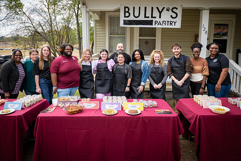 MSU food science students developed recipes from ingredients that can be found at Bully