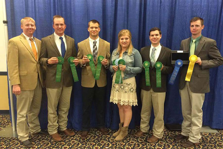 MSU Livestock Judging Team